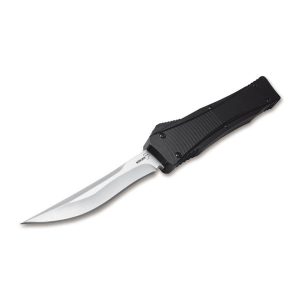 Boker Plus Eagle 2.0 Automatic OTF Black Aluminum D2 Steel Recurve Blade 06EX243