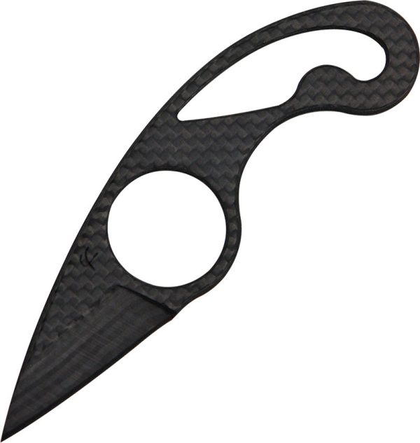 Fred Perrin La Griffe Carbon Fiber Fixed Blade Neck Knife + Kydex dgc