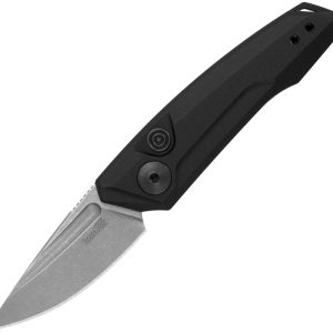 Kershaw Automatic Launch 9 Knife Button Lock Black Aluminum CPM-154 Blade 7250