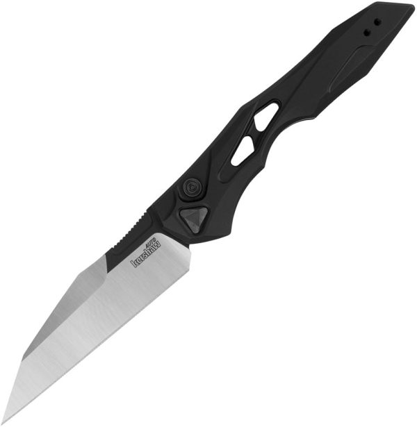 Kershaw Automatic Launch 13 Knife Button Lock Black Aluminum CPM-154 Stainless Blade 7650