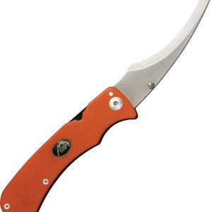 Outdoor Edge Zip-Pro Orange G10 Stainless Hunting Game Guthook Folding Knife ZO10C