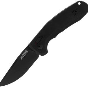 SOG Automatic Sog-Tac Au Black Drop Point 3.4" Knife 15380157